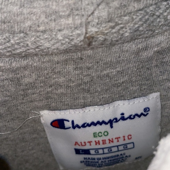Men’s Champion ECO Authentic Cut Sleeve Hoodie - Picture 3 of 4